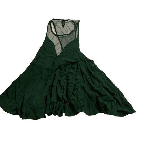 Mustard Seed Women's Green Flowy Tank Top XS Buckle Accent Mesh Detailing​ - Picture 1 of 6